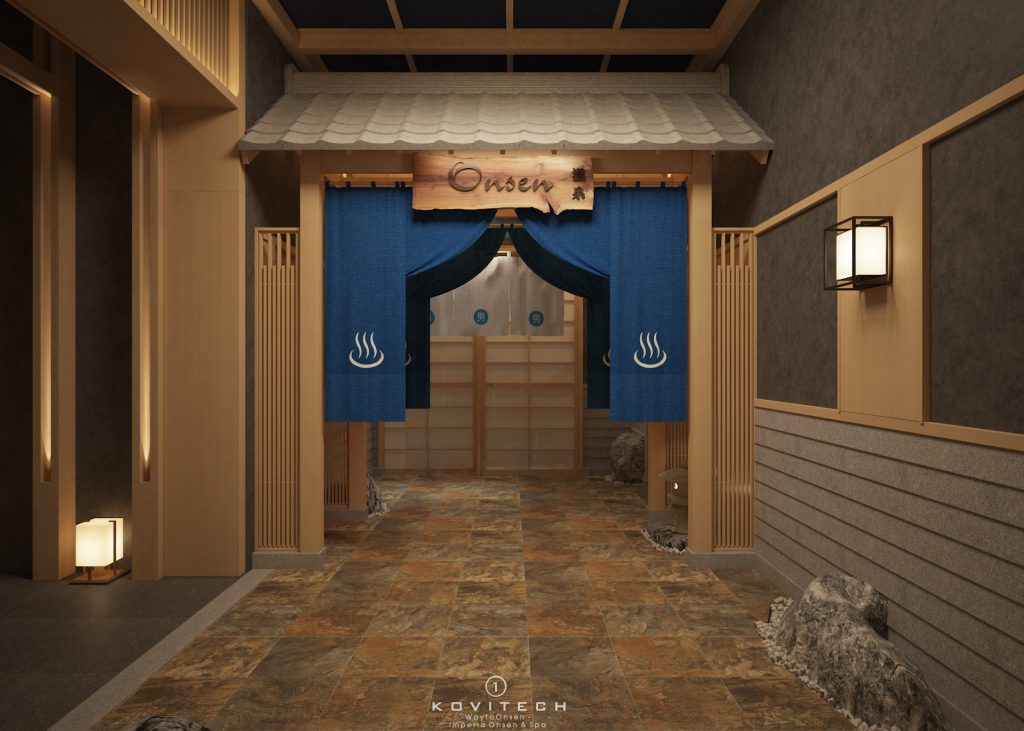 thiết kế onsen hiện đại 