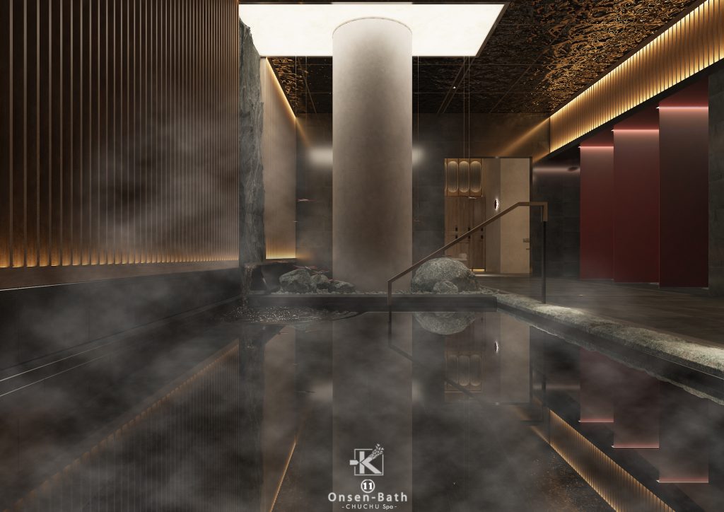 Khu tắm Onsen dự án Onsen Spa Trần Nguyên Hãn