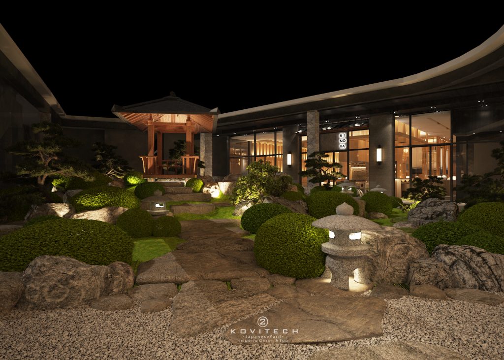 thiết kế onsen hiện đại 
